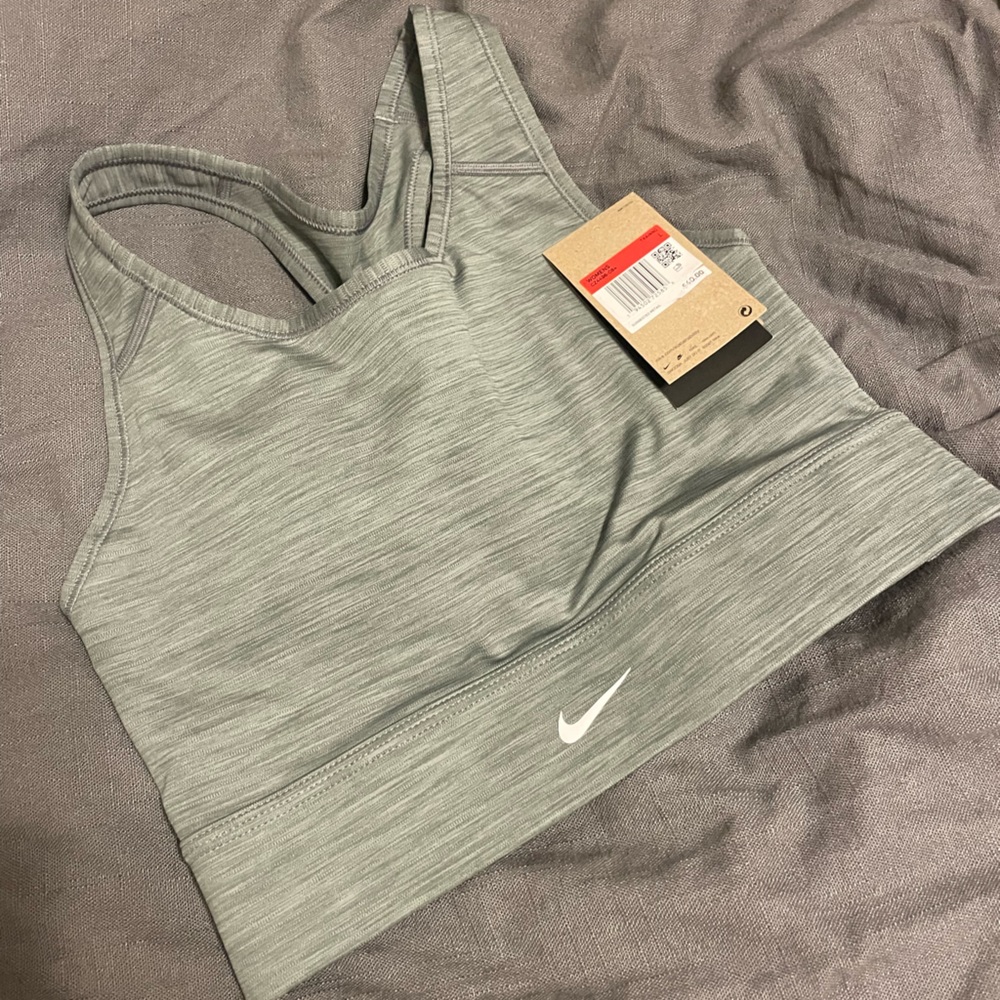 Gray Nike Sports Bra